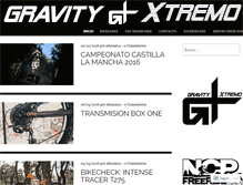 Tablet Screenshot of gravityxtremo.com